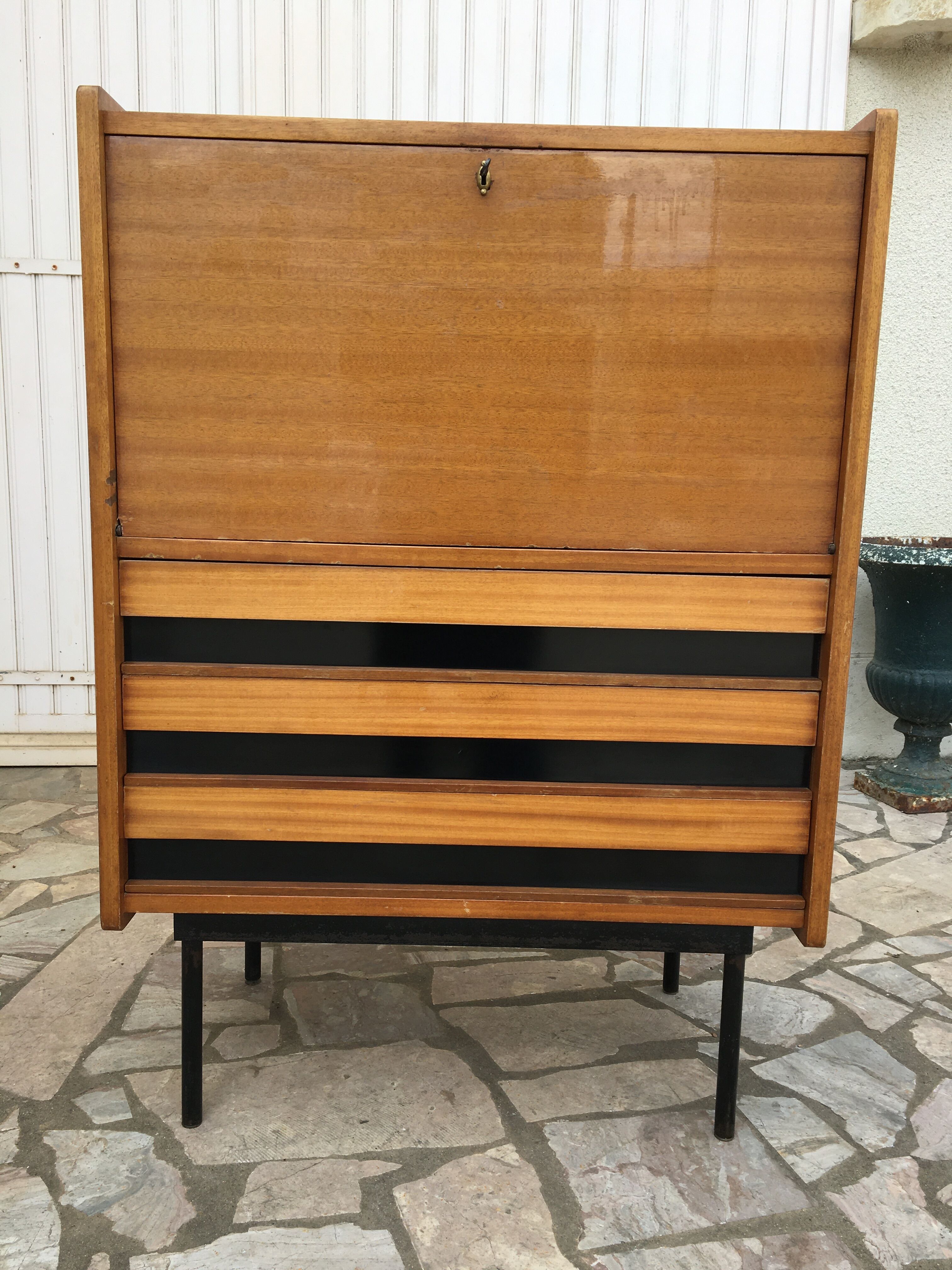 Scandinavian chest of drawers in teak period 1950 60