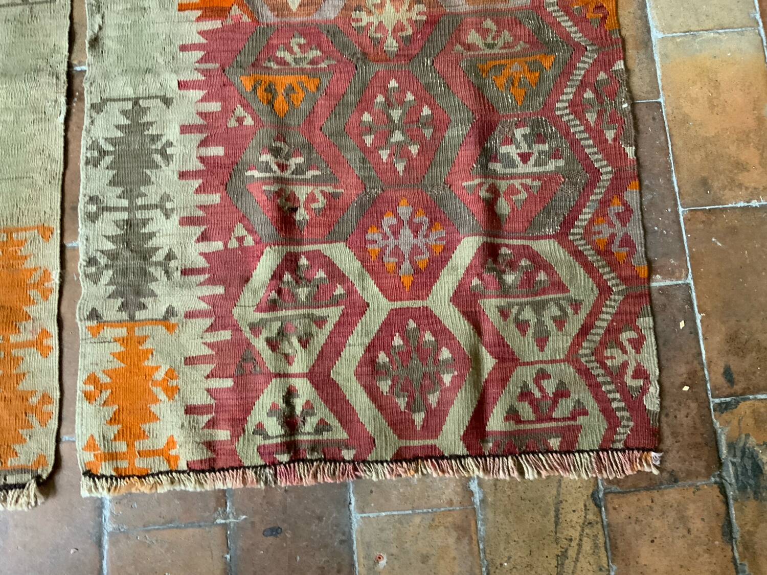 Pair of kilim rugs
