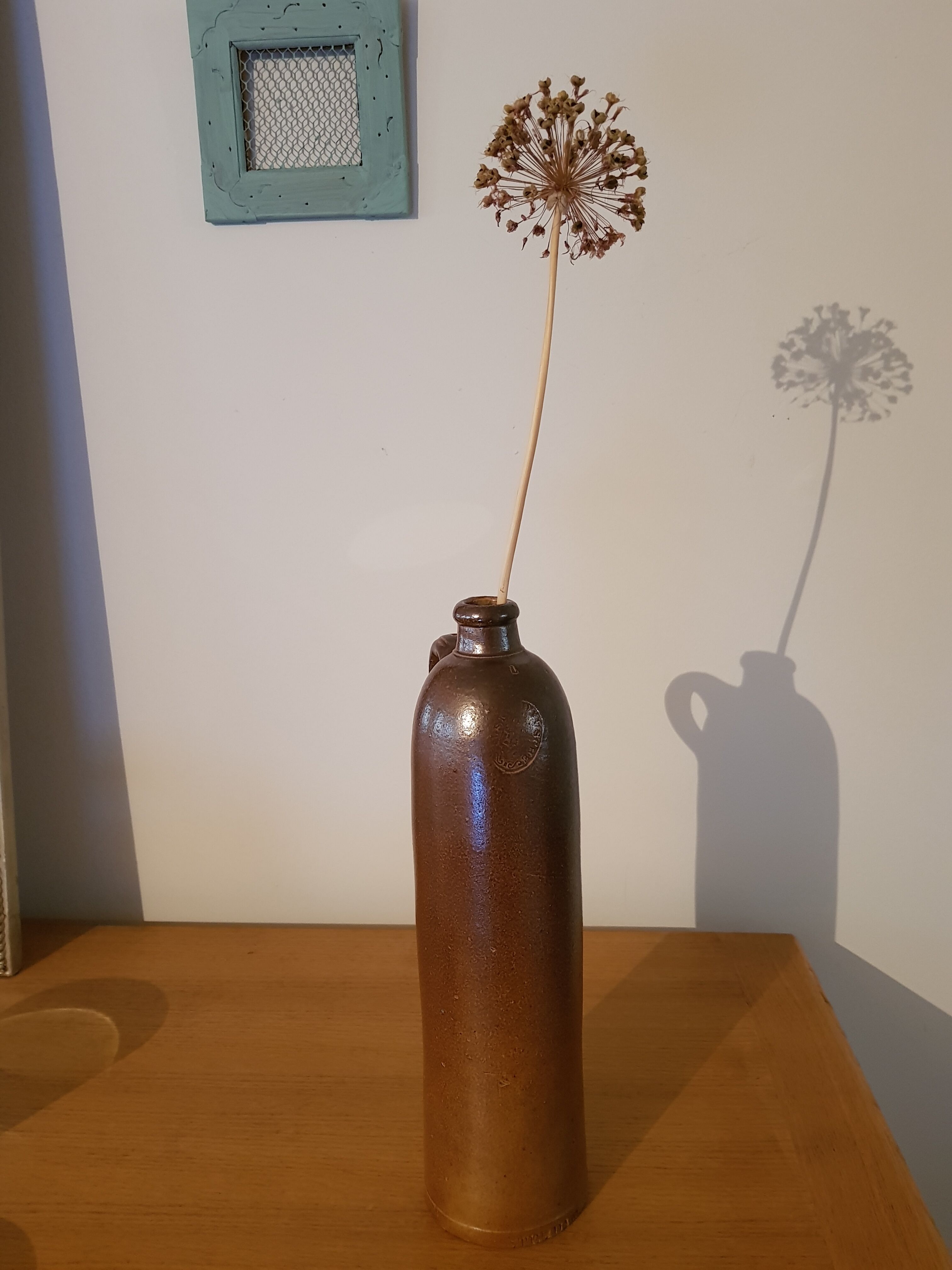 Vintage stoneware bottle