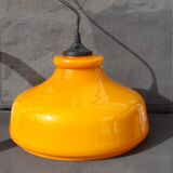 Suspension in orange opaline 70s