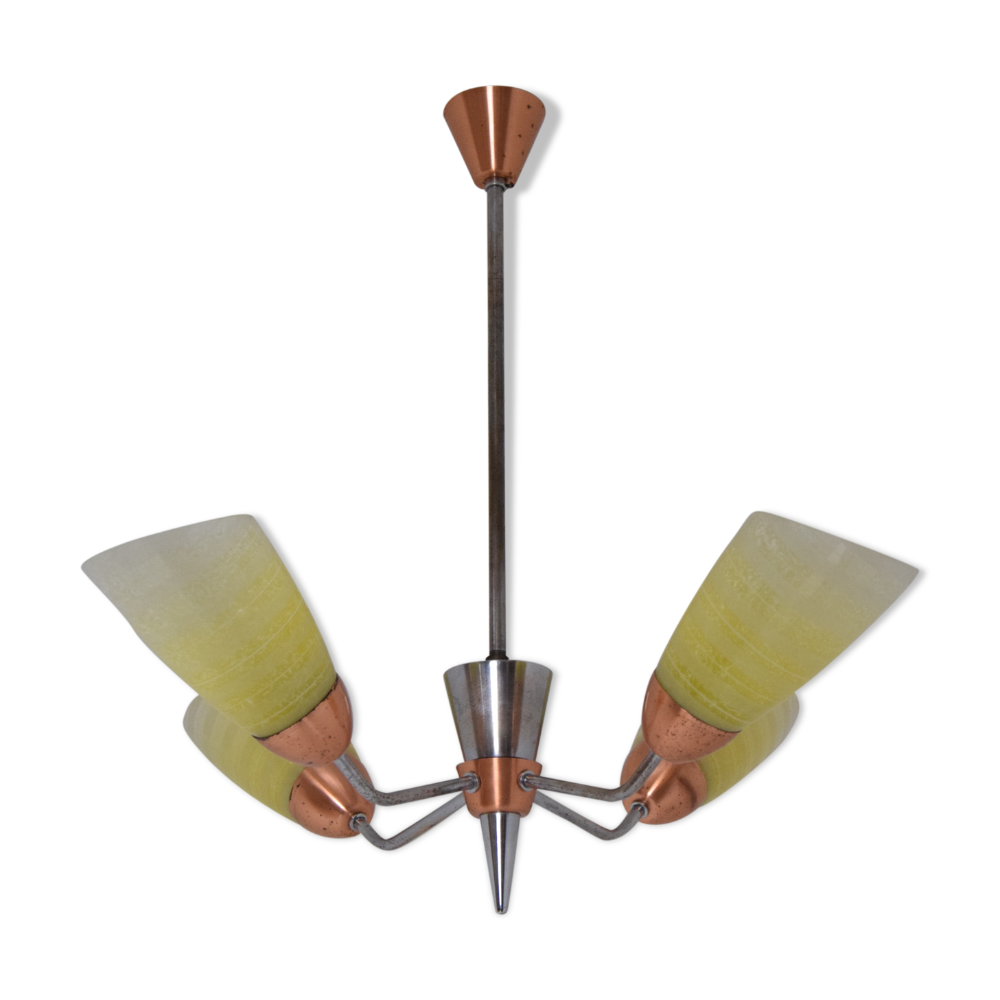 Mid-Century Chandelier by Drukov, 1960‘s.