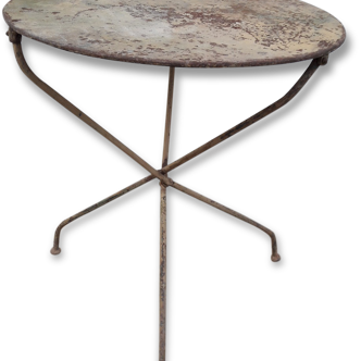 Table pliable gueridon jerdin bistrot ep 1900