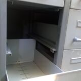 Industrial furniture with drawers on feet 1950