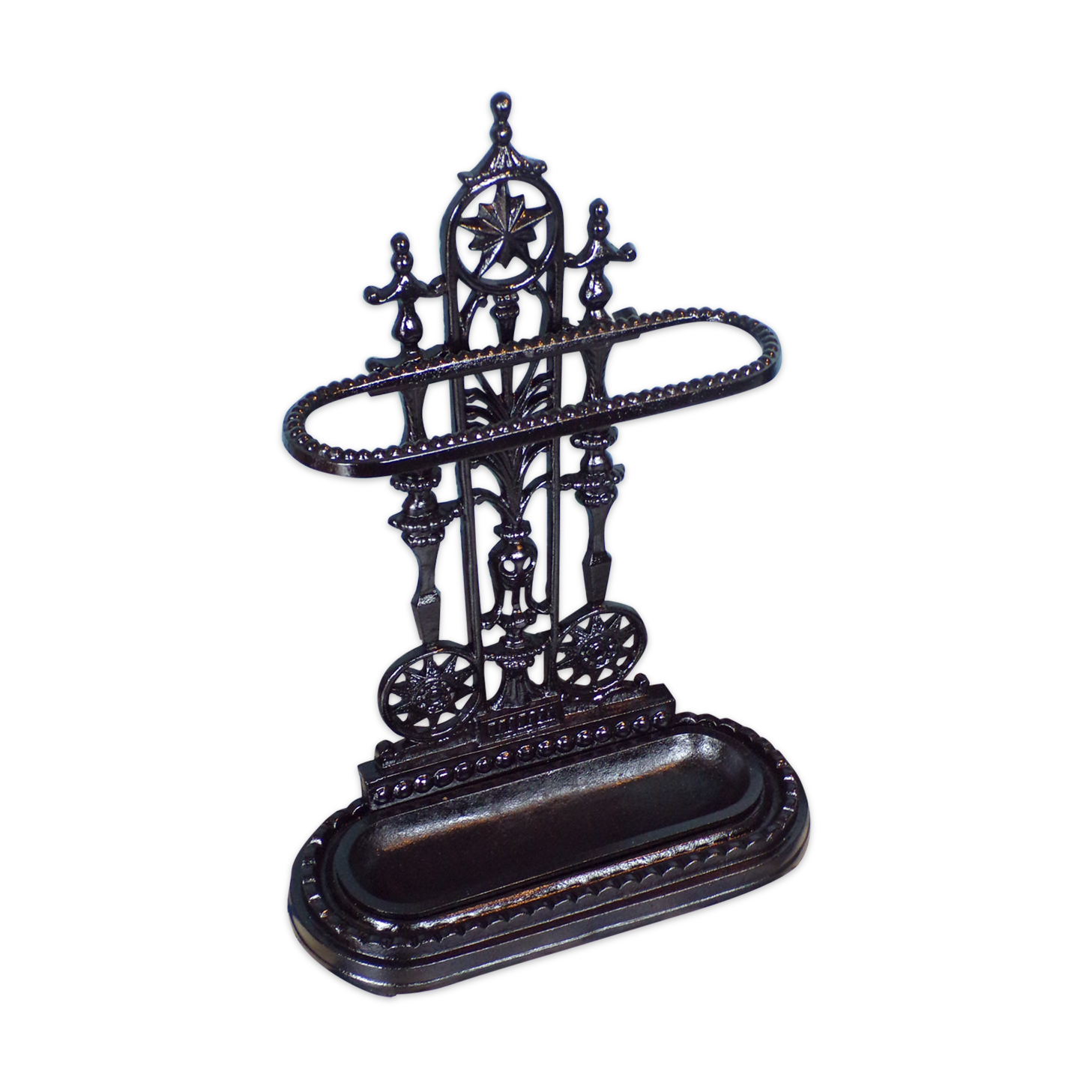 Ancient cast iron umbrella holder