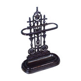 Ancient cast iron umbrella holder