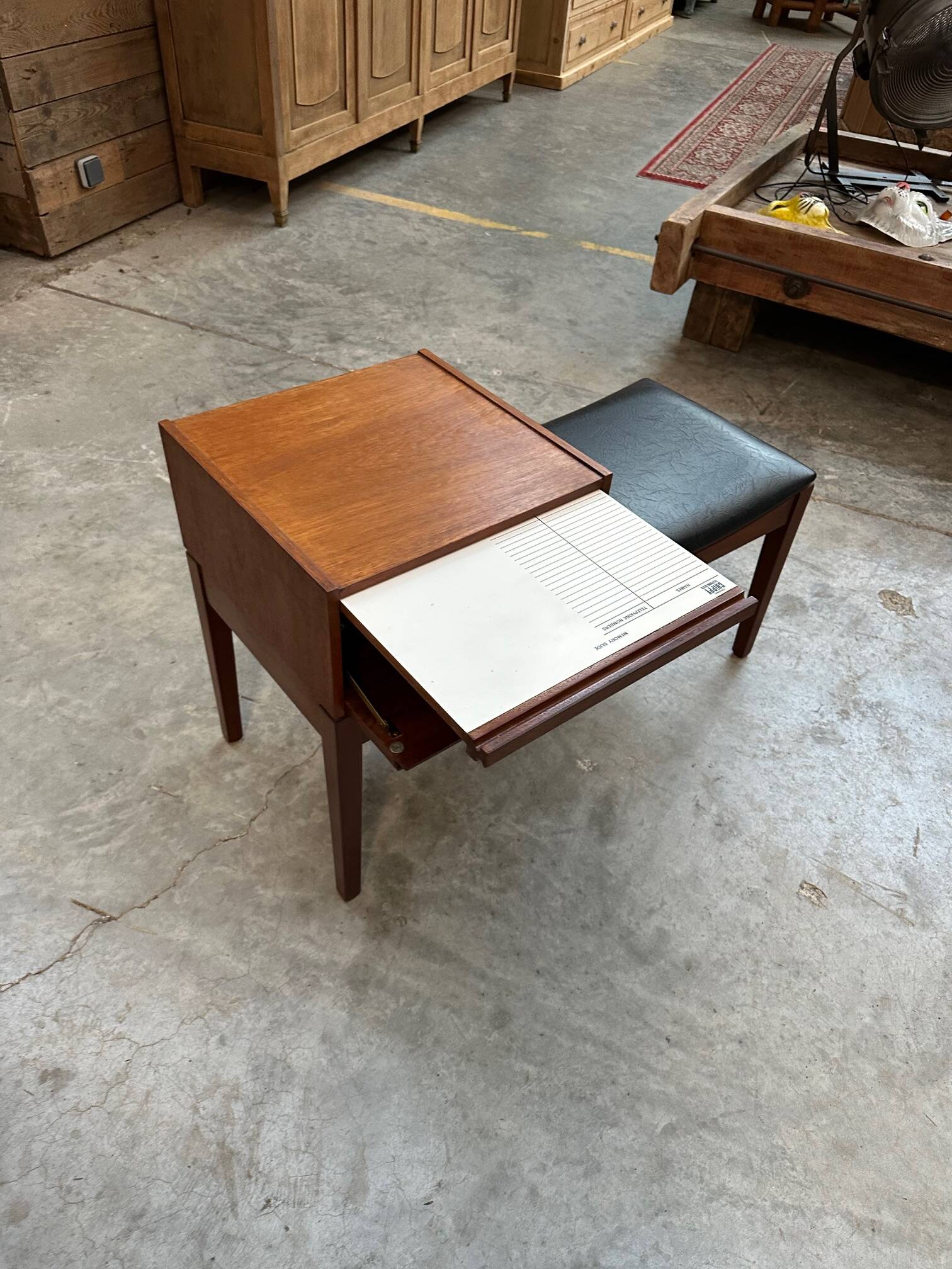 60s Hallway Bench