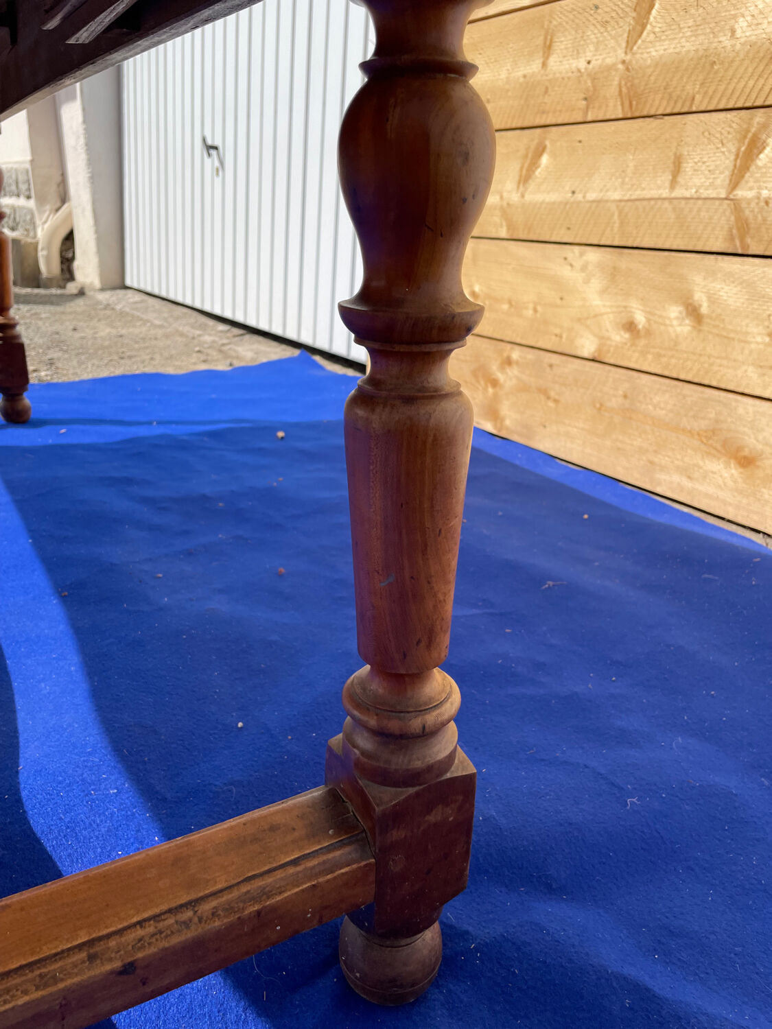 Rectangular farmhouse table in millwood early 20th century