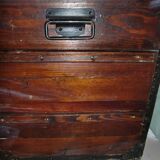 Malle ancienne en bois