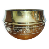 Ancien cache-pot laiton