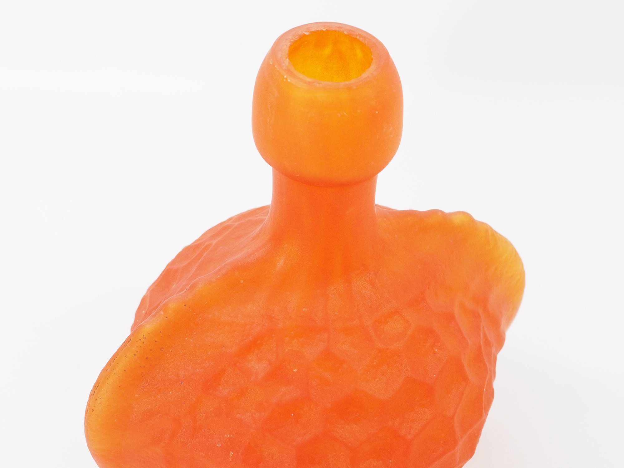 French Art Nouveau Vase in Glass Paw - 1900s