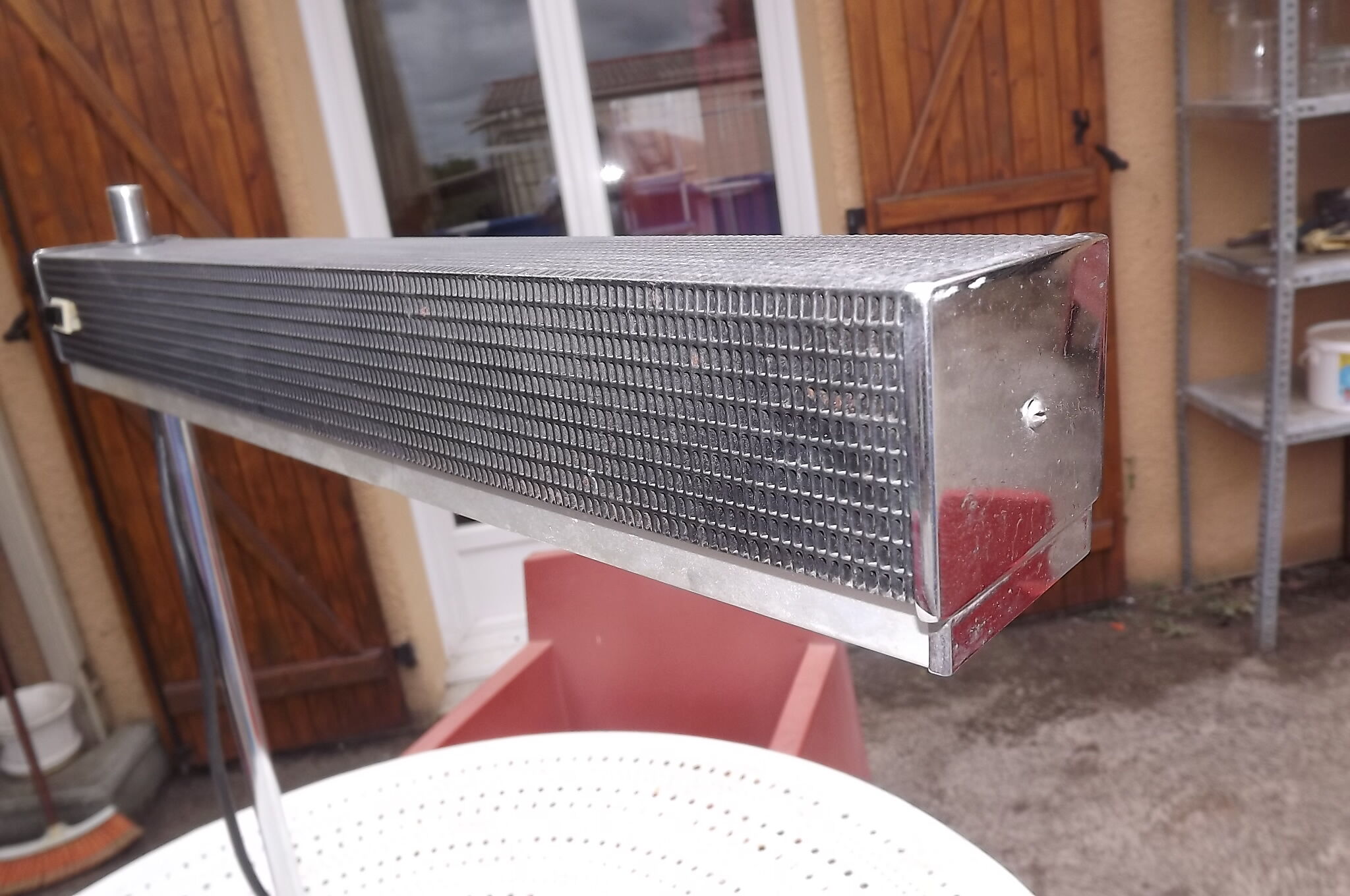 Year 60 Metal and Chrome lamp