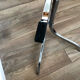 Table chrome et verre 70s