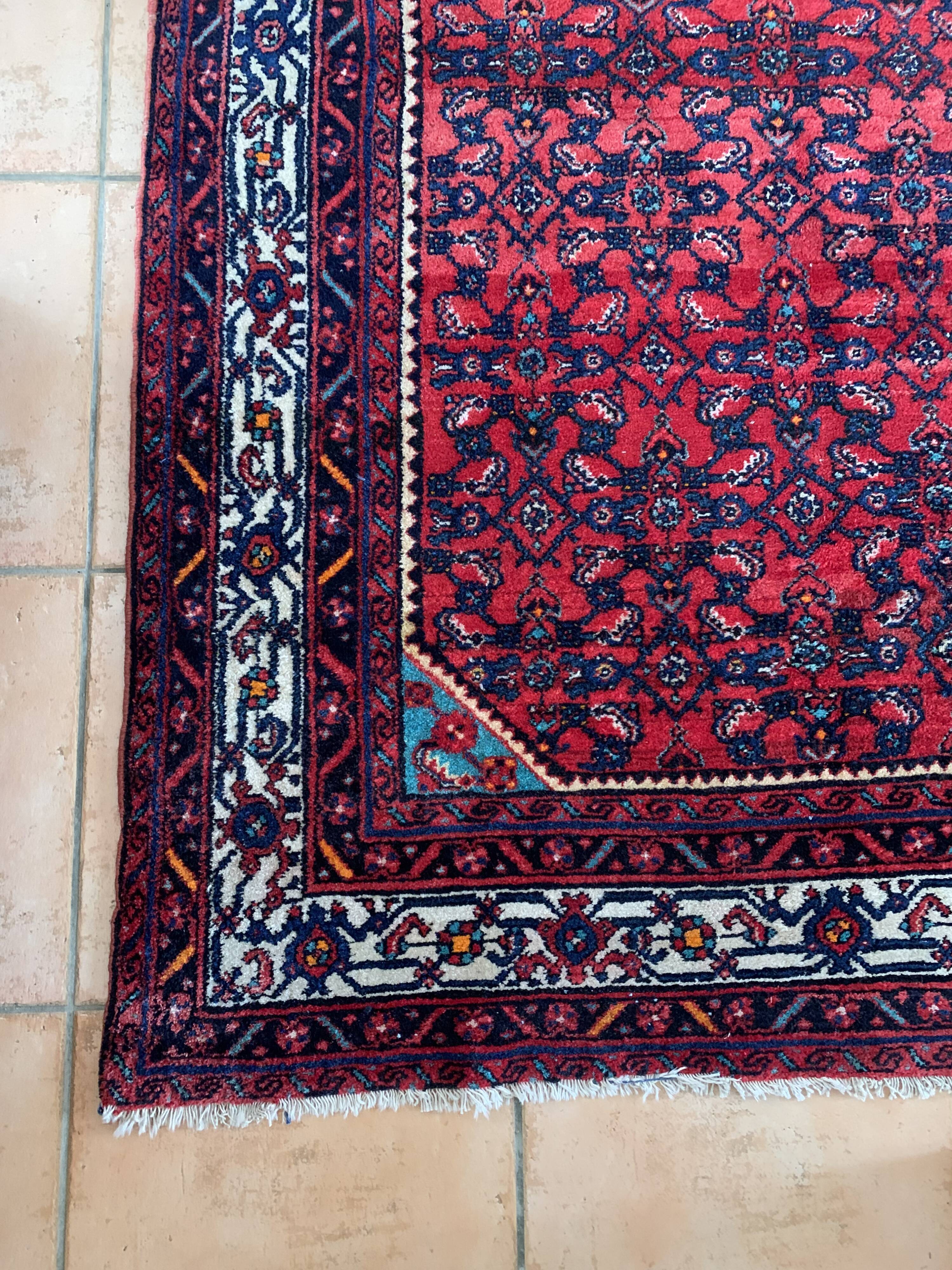 Persian carpet hamadan 204x144 cm