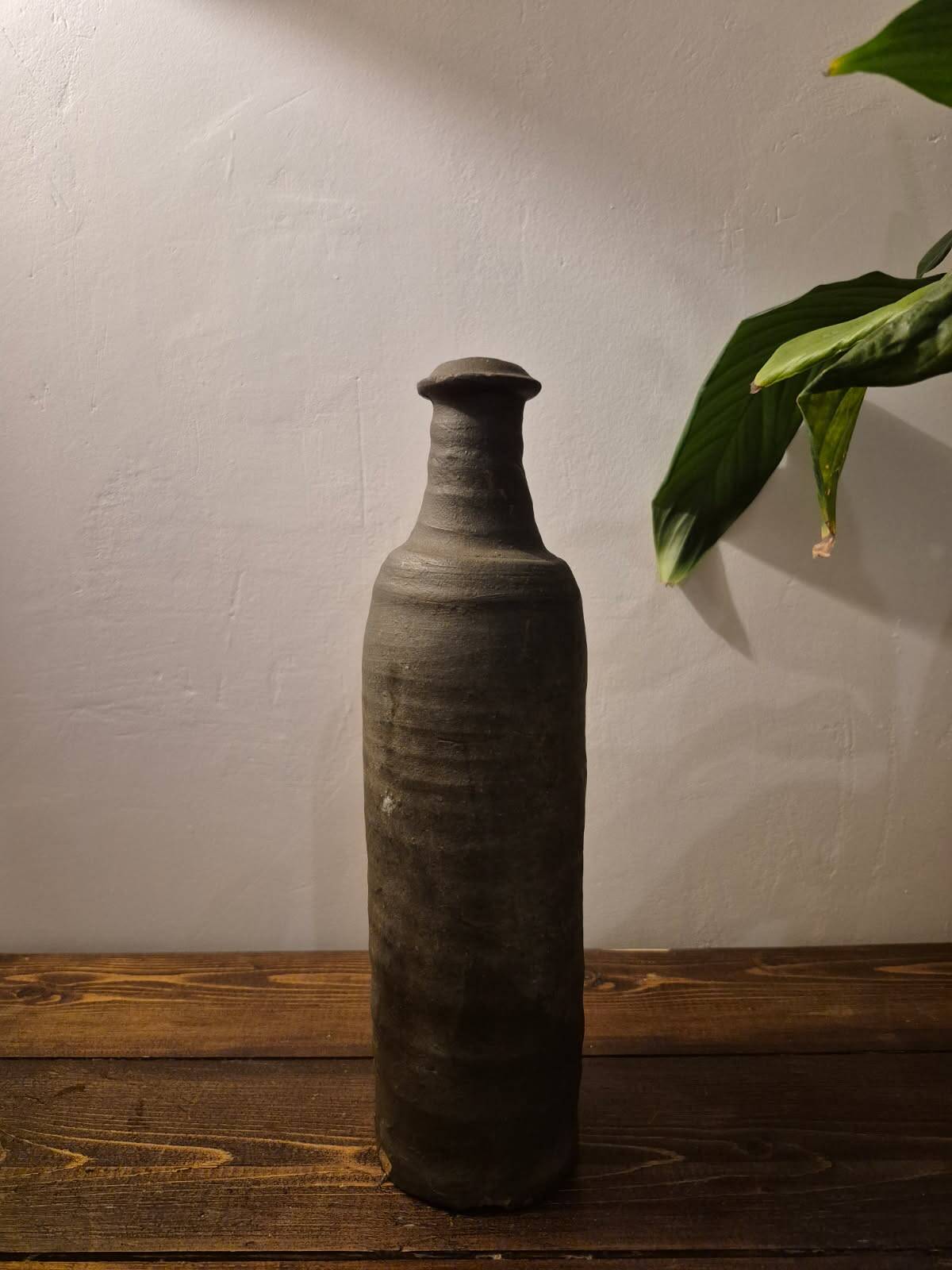 Antique stoneware bottle