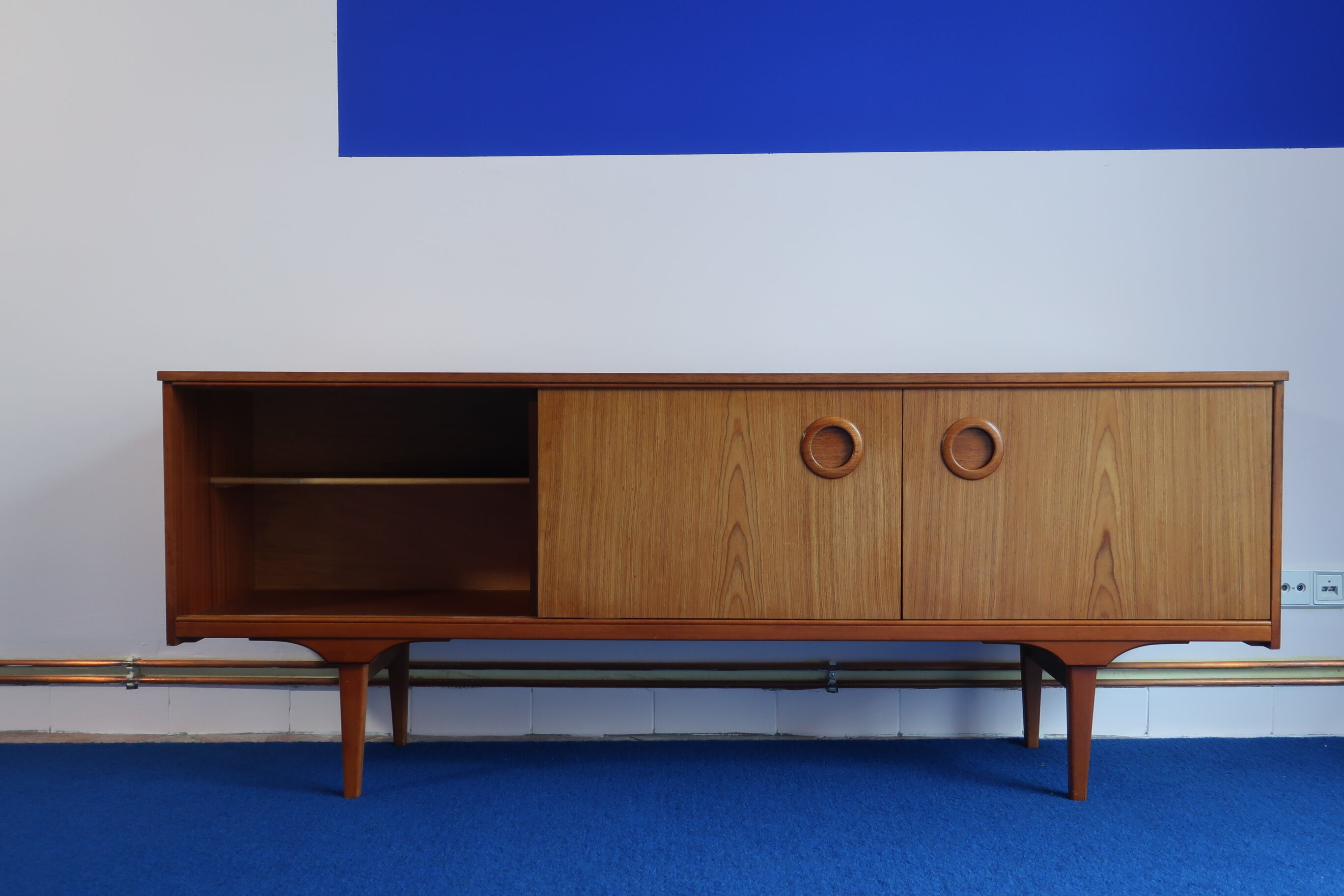 Light oak sideboard of the 60s