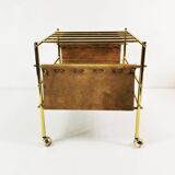 Newspaper side table, Mid Century, Germany, 1960s.