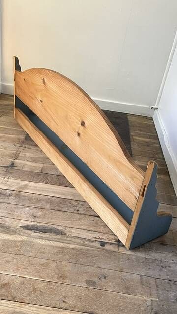Vintage solid wood noah's ark shelf