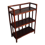 Vintage bamboo and rattan shelf