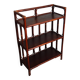Vintage bamboo and rattan shelf