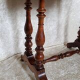 Walnut work table circa 1840.