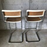 High chair in cannage