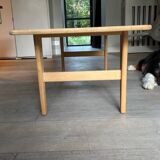 table basse chêne massif brut-Danemark années 70/80