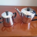 Chromlight teapot and Menesa sugar bowl set