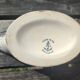 Antique sauce boat Terre de Fer Clairefontaine Model Doullens blue Vintage