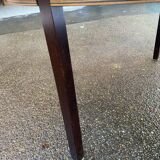 1960s round extendable Scandinavian dining table