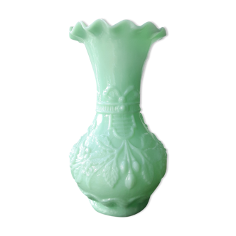 Art Deco opaline vase