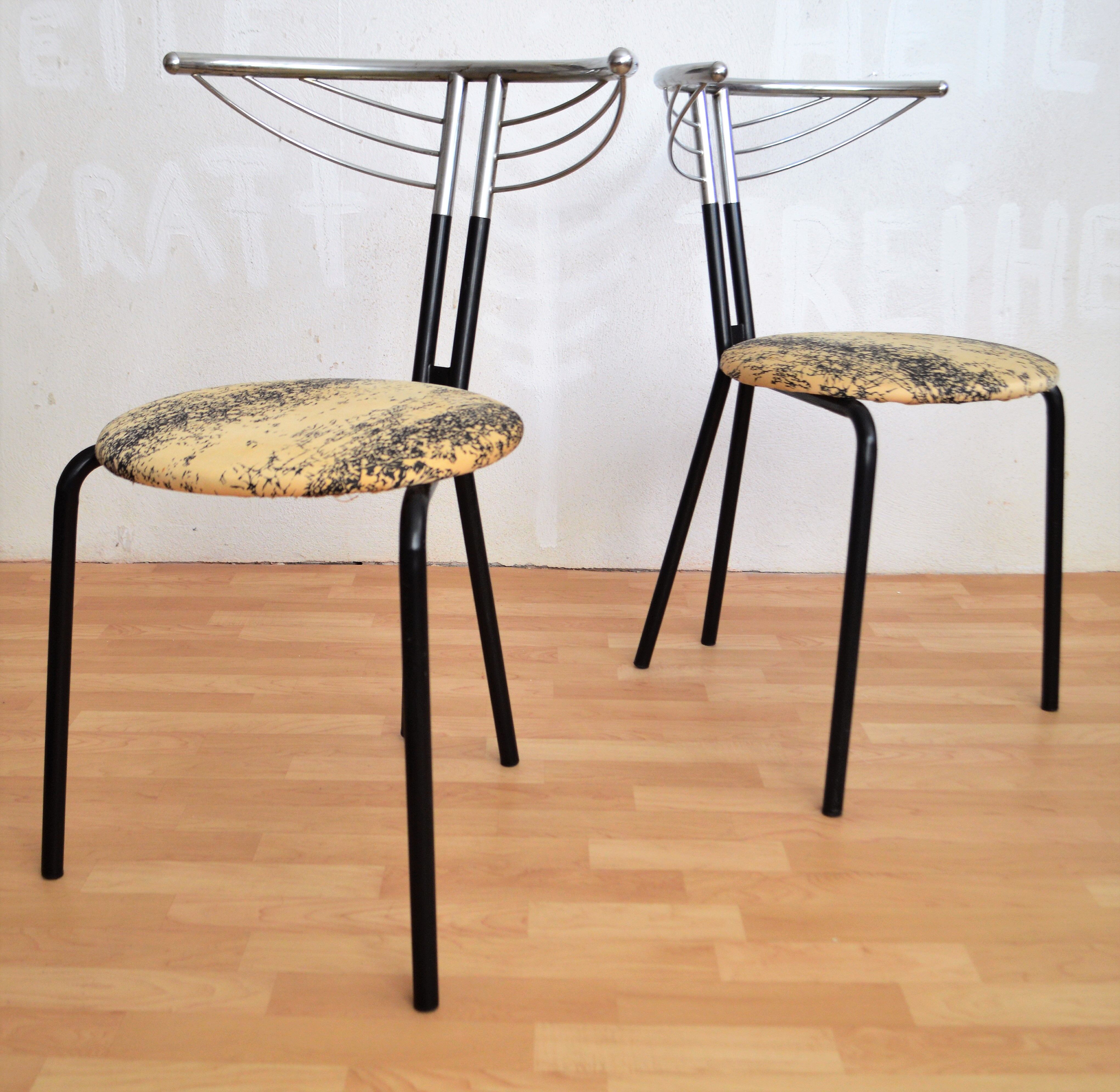 Chairs from the 80s design