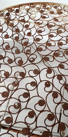 Set table and 2 garden chairs