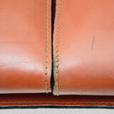 Cab 414  leathered 2-seater sofa by Mario Bellini For Cassina, 1977