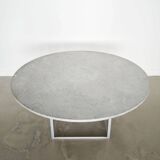 Table à manger "PK54" emblématique danoise du milieu du siècle par Poul Kjærholm, années 1960.