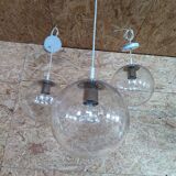 Bubbled glass globe pendant light. RAAK Amsterdam