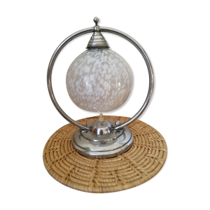 Lampe globe verre de