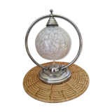 Clichy glass globe lamp