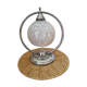 Clichy glass globe lamp