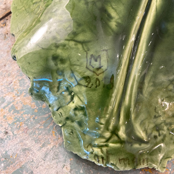 Empty cabbage leaf pocket