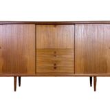 60s 70s teak sideboard highboard H.W. Klein Bramin Danish Modern Design