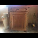 Solid oak TV cabinet