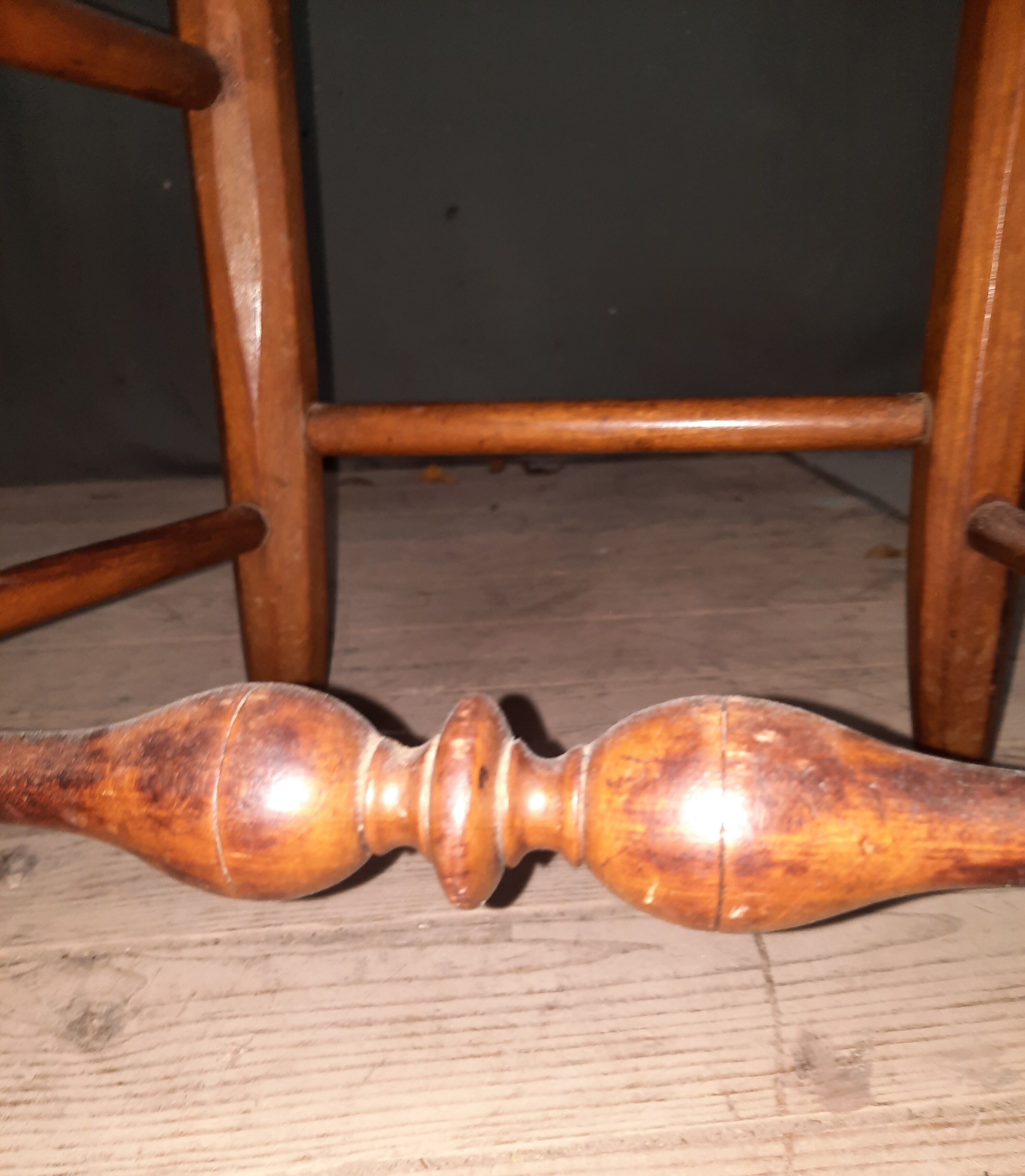 Pair of chair straws directoire