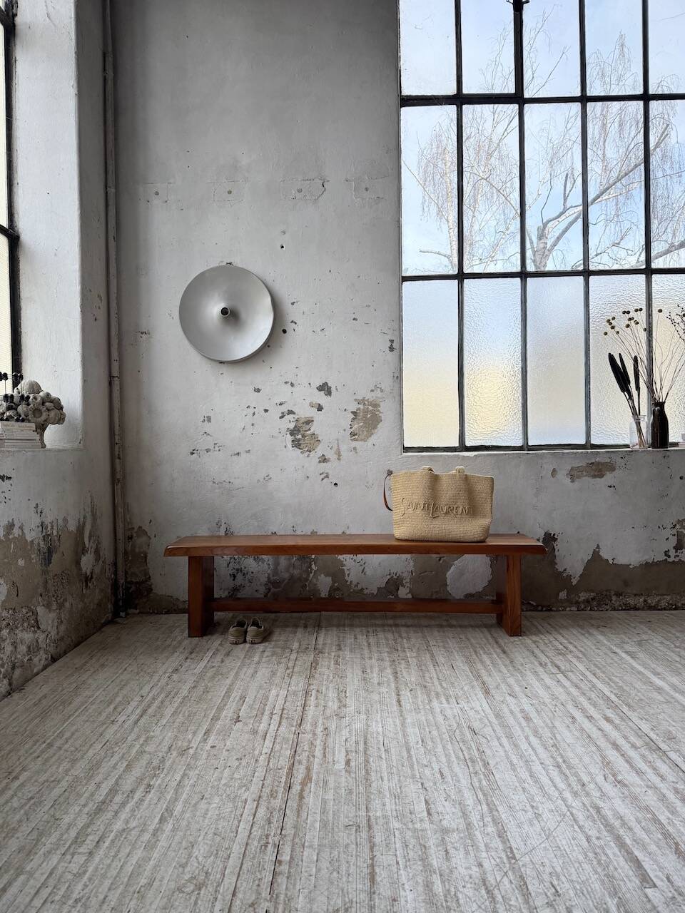 Chapo S14 blonde oak bench 172cm vintage