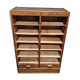 Double cabinet with curtain binders