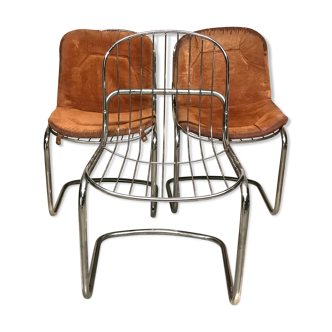 3 chaises vintage