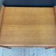 Vintage beech bedside table from the 1970s.