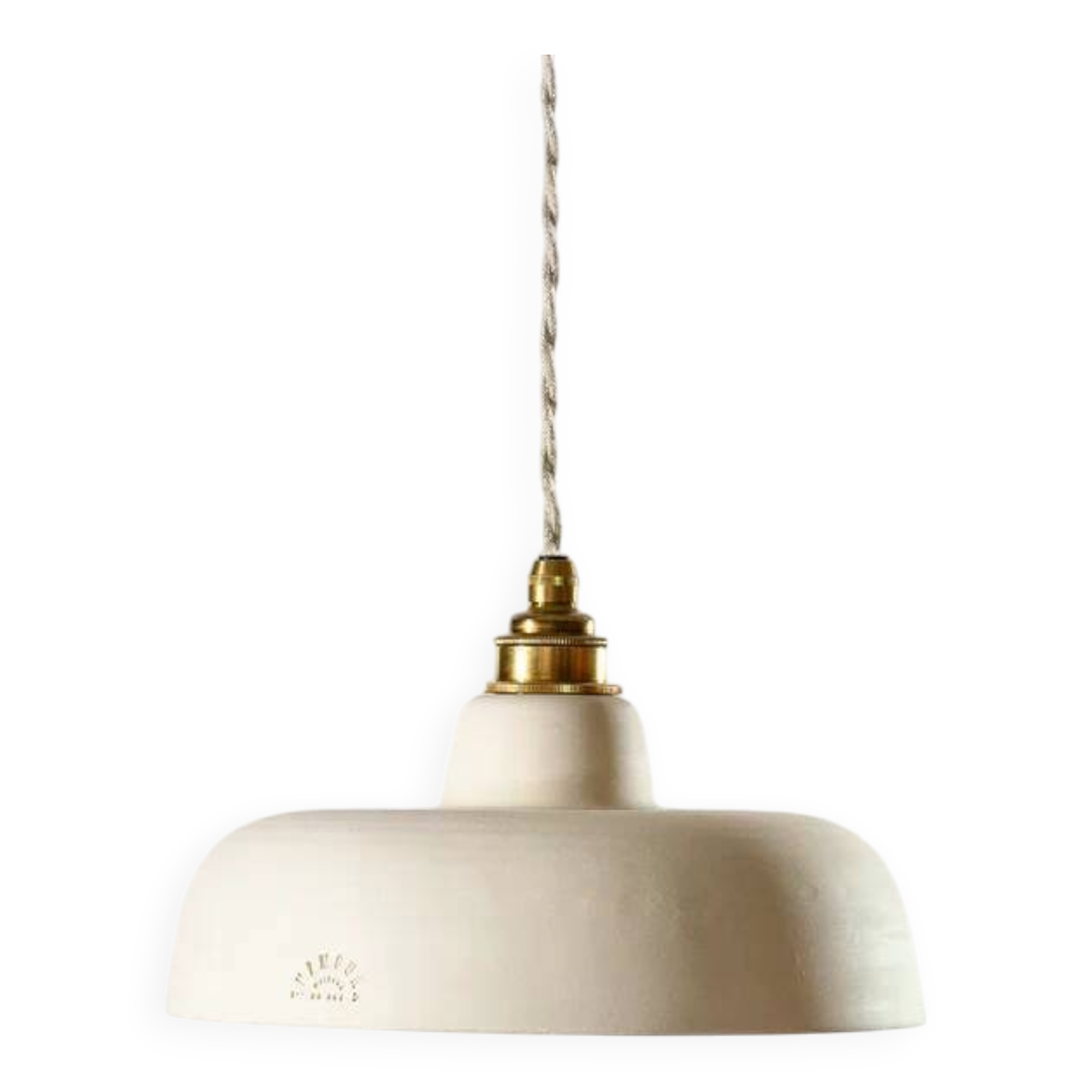 URSULE - White terracotta - Portable lamp