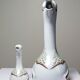 Vintage 1980s duo carafe and miniature bottle Haviland Castel after Sandoz for Chabot.