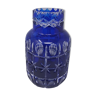 Vintage italian blue vase by Creart, 1960s