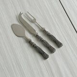 3-piece metal cheese service